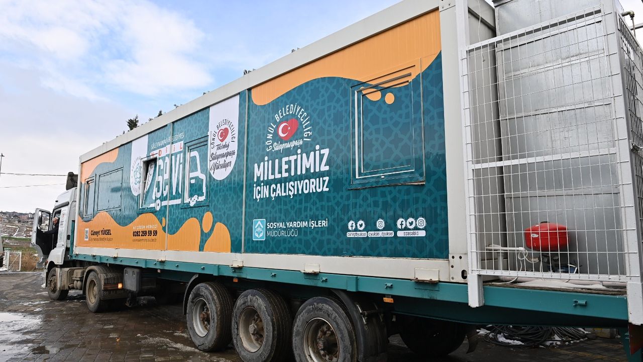 Süleymanpaşa Belediyesi Bölgeye Mobil Aşevi gönderiyor