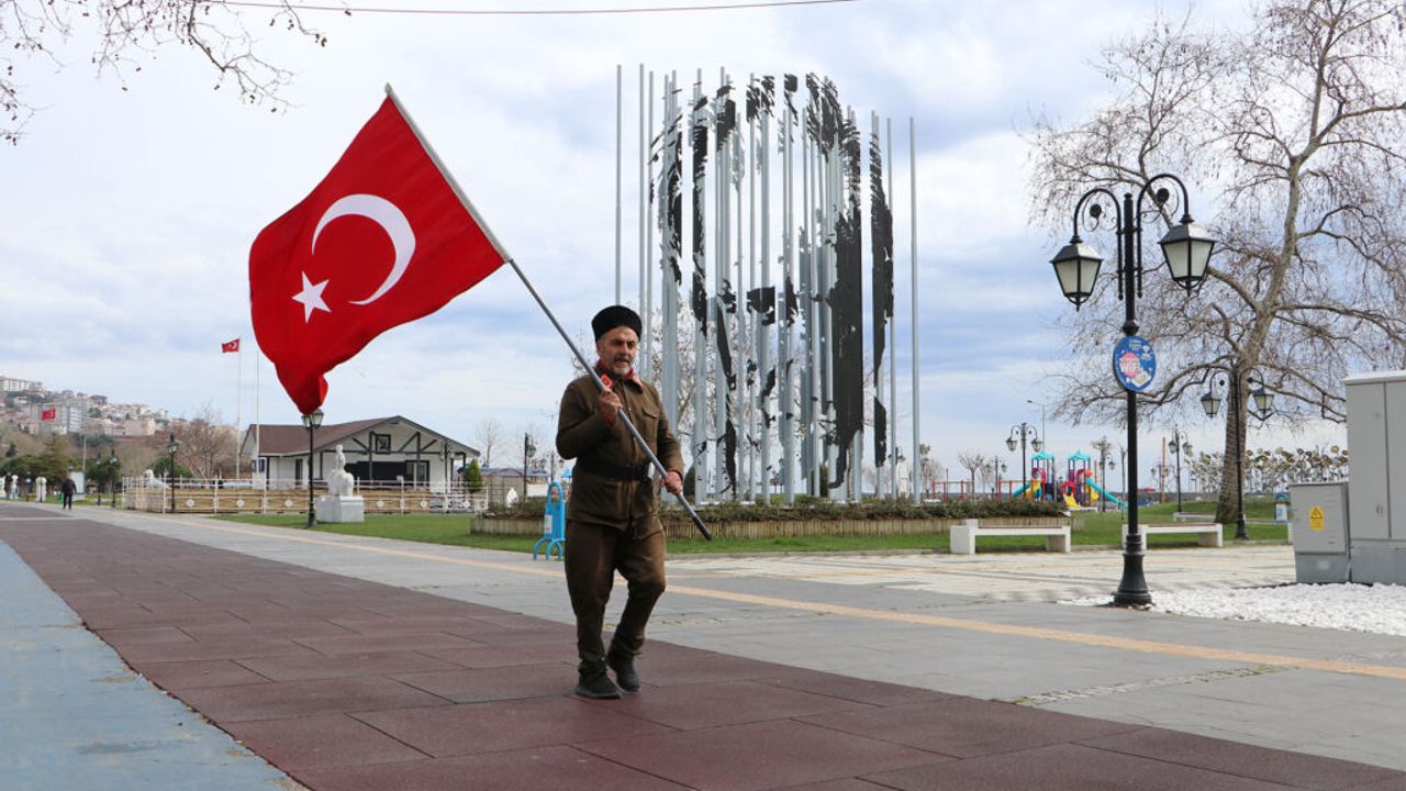 Başkan Erdoğan 'a emaneti vermek için 400 Km Yürüyecek