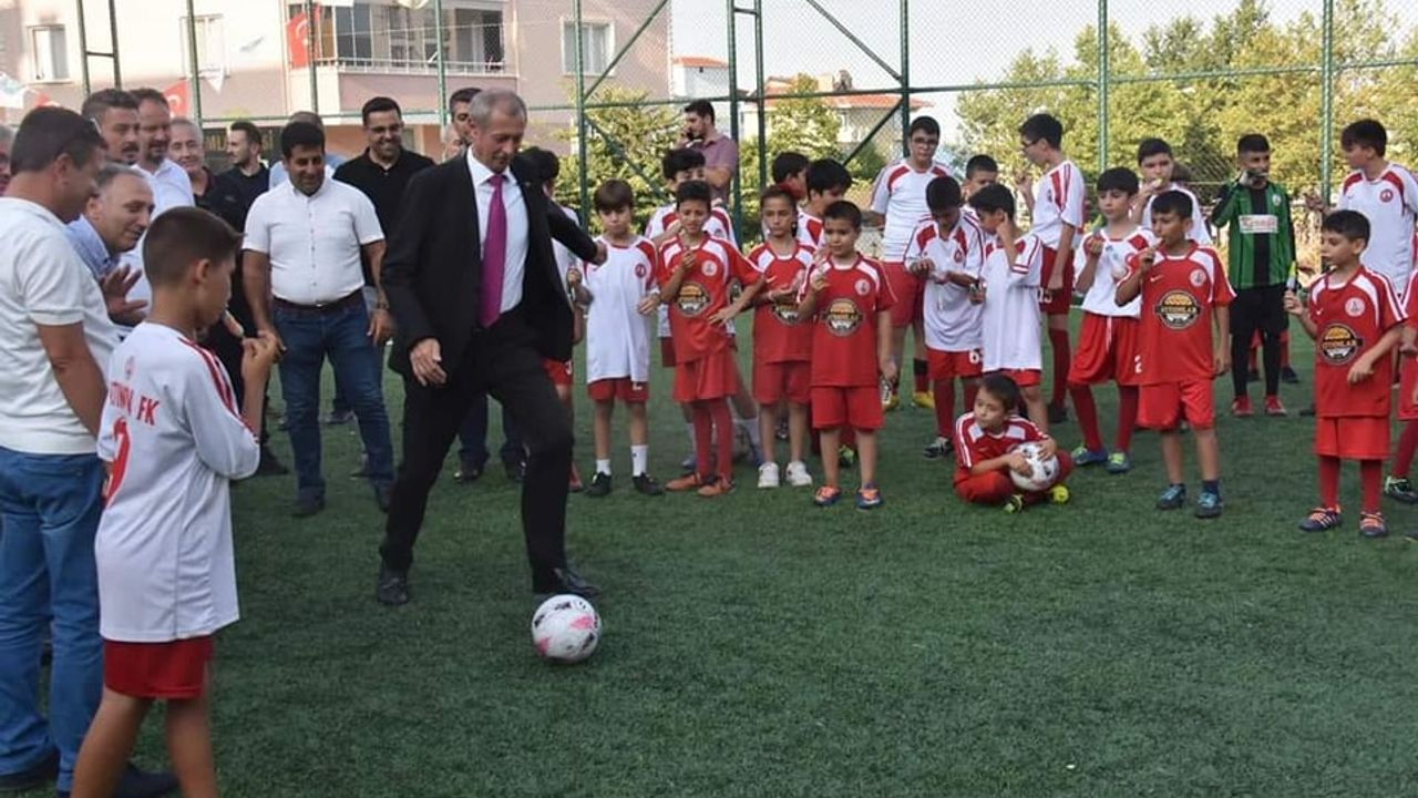 Süleymanpaşa'da spor tesisi ve çocuk parkı törenle açıldı