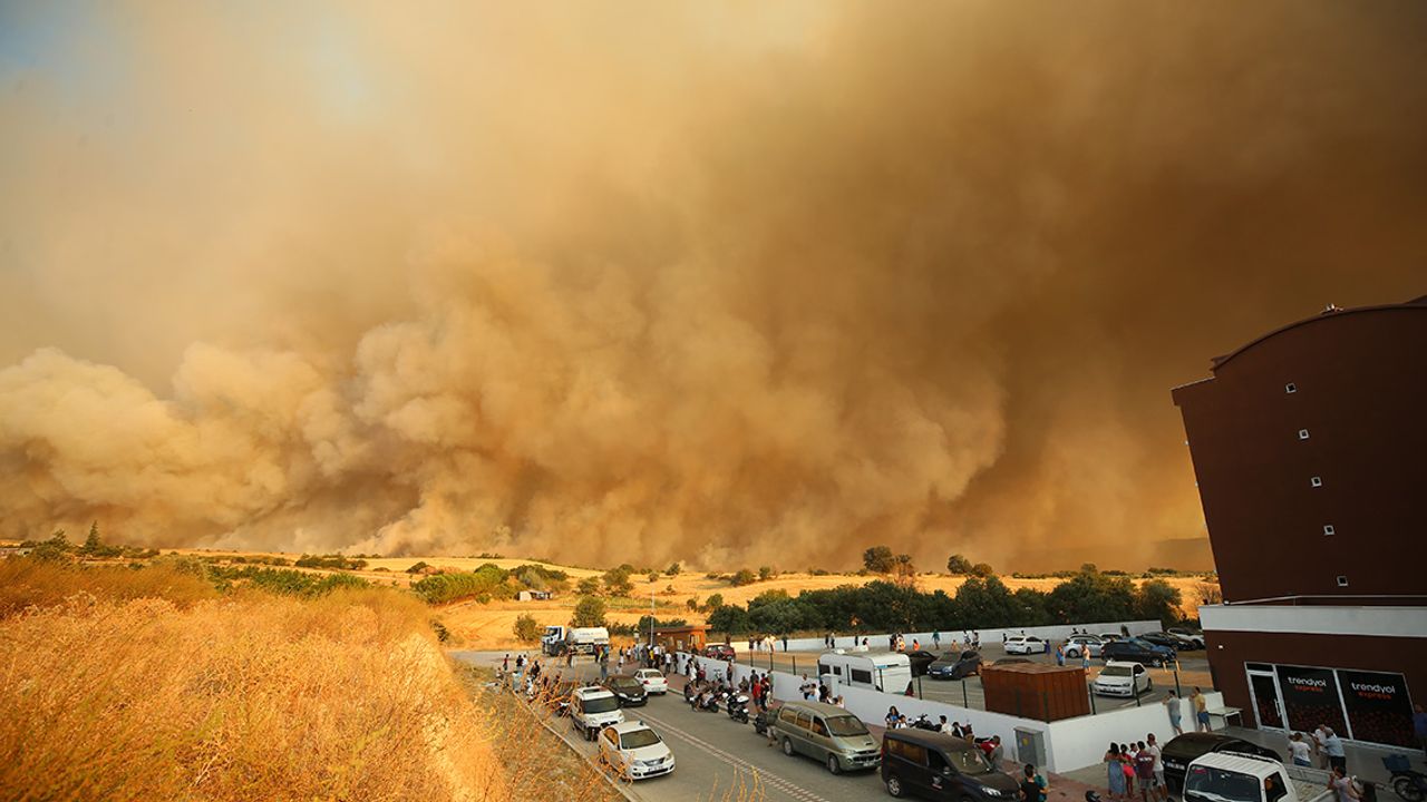 Tekirdağ Afad Çanakkale Orman yangınına yönlendirildi