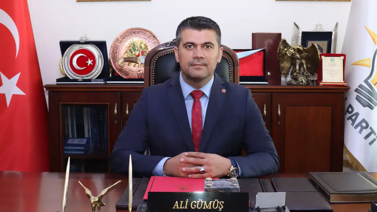 AK Parti Tekirdağ İl Başkanı Av. Ali Gümüş’ten Cumhuriyet Bayramı Mesajı