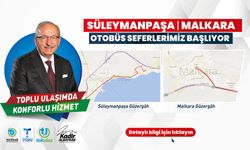 Süleymanpaşa-Malkara Otobüs Seferleri başlıyor