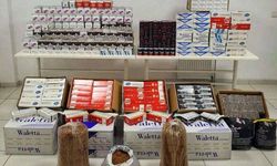 Makaron ve kaçak Tütün ele geçirildi, 1 gözaltı