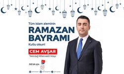 Milletvekili Adayı Cem Avşar Ramazan Bayramını kutladı