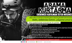 Çorlu gönüllü arıyor! Arama kurtarma ekibi eğitimi?