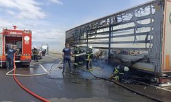 Tekirdağ İstanbul yolu trafiğe kapandı