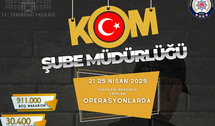 Tekirdağ’da 28 Ton El Yapımı İçki ve Kaçak Ürün Yakalandı