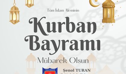 Şenol Turan'dan Kurban Bayramı Mesajı