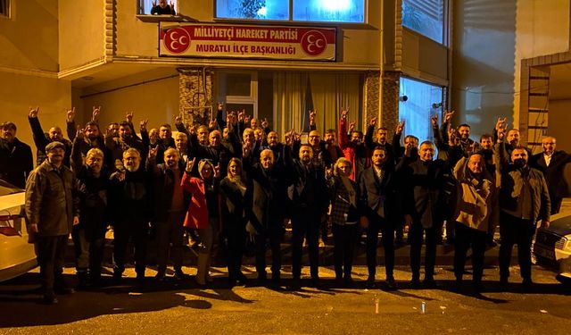 MHP Seçim Çalışmalarına Muratlı'dan Başladı