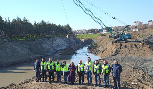 Yeni Yılın İlk Gününde Ergene’ye Dere Temizliği Müjdesi
