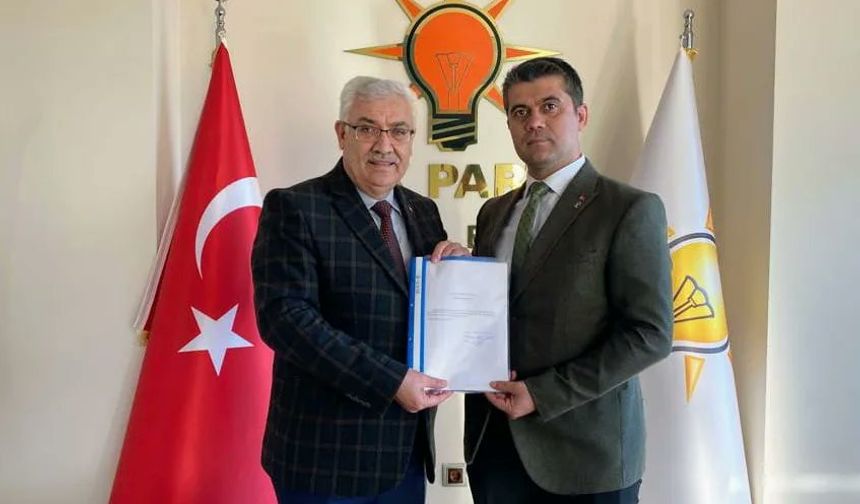 AK Parti Çerkezköy İlçe Başkanı istifa etti