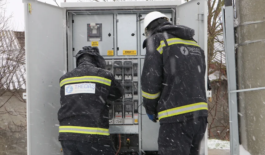 TREDAŞ Kesintisiz Elektrik için Yoğun Mesai Harcıyor
