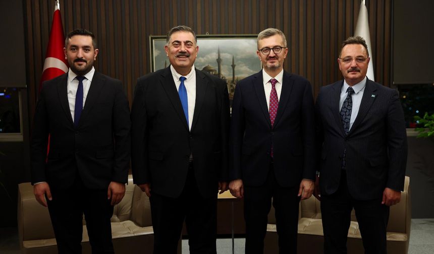 TİMBİR Heyetinden İletişim Başkanı Burhanettin Duran’a Ziyaret