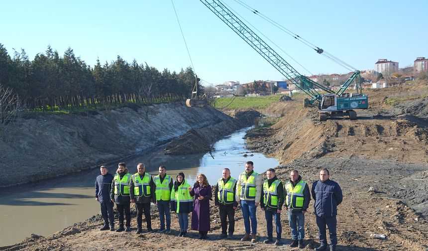 Yeni Yılın İlk Gününde Ergene’ye Dere Temizliği Müjdesi